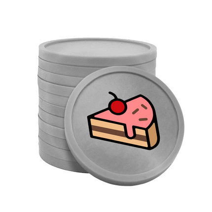 Jetons pour buvette pâtisserie Ø29 mm - 100 pièces