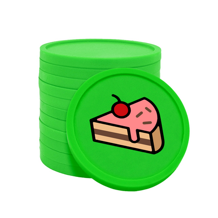 Jetons pour buvette pâtisserie Ø29 mm - 100 pièces