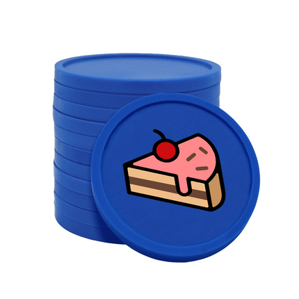 Jetons pour buvette pâtisserie Ø29 mm - 100 pièces