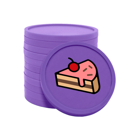 Jetons pour buvette pâtisserie Ø29 mm - 100 pièces