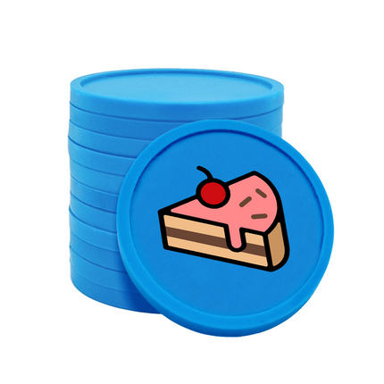 Jetons pour buvette pâtisserie Ø29 mm - 100 pièces