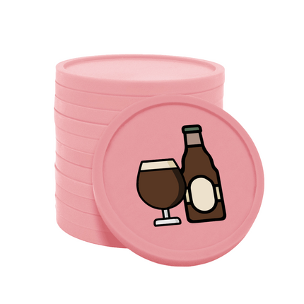 Jetons pour buvette bière spéciale Ø29 mm - 100 pièces