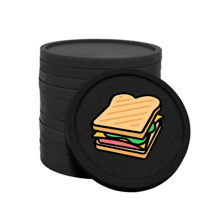 Jetons pour buvette sandwich Ø29 mm - 100 pièces
