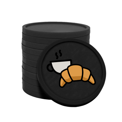 Jetons pour buvette café croissant Ø29 mm - 100 pièces