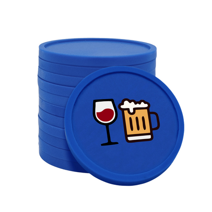 Jetons pour buvette bière et vin Ø29 mm - 100 pièces