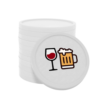 Jetons pour buvette bière et vin Ø29 mm - 100 pièces