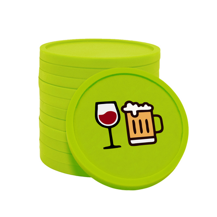 Jetons pour buvette bière et vin Ø29 mm - 100 pièces