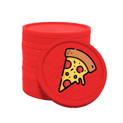Jetons pour buvette pizza Ø29 mm - 100 pièces