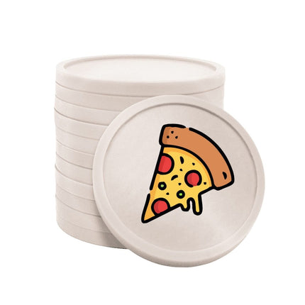 Jetons pour buvette pizza Ø29 mm - 100 pièces
