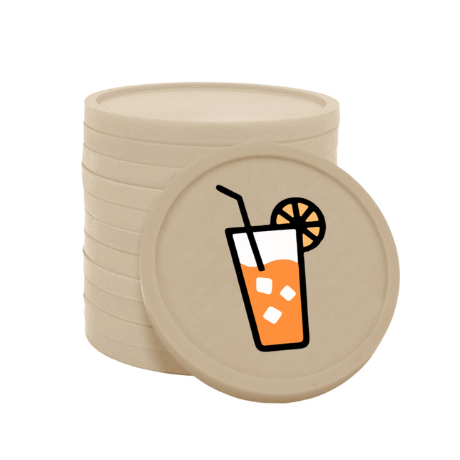 Jetons pour buvette limonade Ø29 mm - 100 pièces