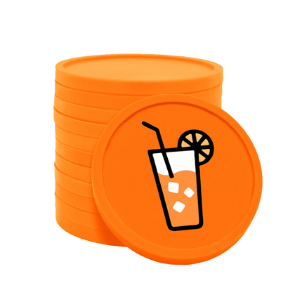 Jetons pour buvette limonade Ø29 mm - 100 pièces