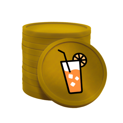 Jetons pour buvette limonade Ø29 mm - 100 pièces