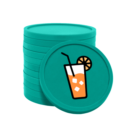 Jetons pour buvette limonade Ø29 mm - 100 pièces