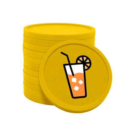 Jetons pour buvette limonade Ø29 mm - 100 pièces