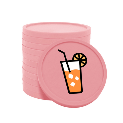 Jetons pour buvette limonade Ø29 mm - 100 pièces