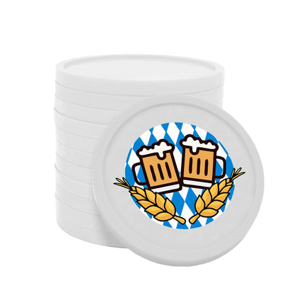 Jetons pour buvette Oktoberfest avec épis de blé Ø29 mm - 100 pièces