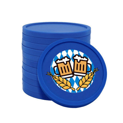 Jetons pour buvette Oktoberfest avec épis de blé Ø29 mm - 100 pièces