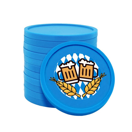 Jetons pour buvette Oktoberfest avec épis de blé Ø29 mm - 100 pièces