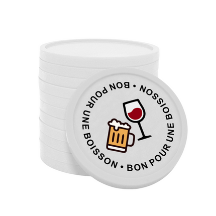 Jetons pour buvette bon pour une boisson Ø29 mm - 100 pièces