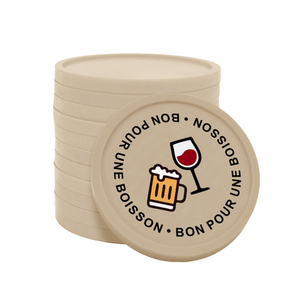 Jetons pour buvette bon pour une boisson Ø29 mm - 100 pièces