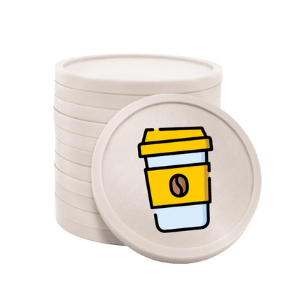 Jetons pour buvette café à emporter Ø29 mm - 100 pièces