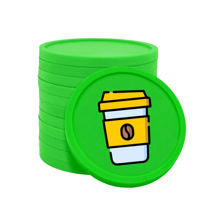 Jetons pour buvette café à emporter Ø29 mm - 100 pièces