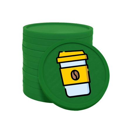 Jetons pour buvette café à emporter Ø29 mm - 100 pièces