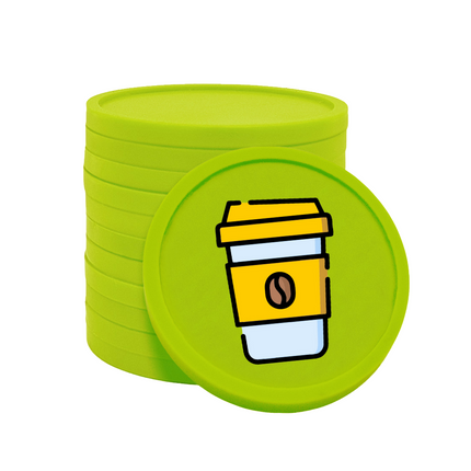 Jetons pour buvette café à emporter Ø29 mm - 100 pièces