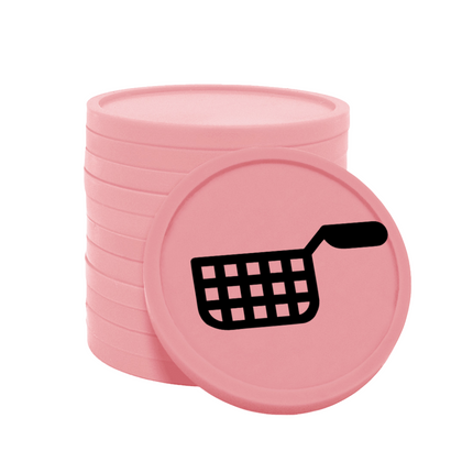 Jetons pour buvette friteuse Ø29 mm - 100 pièces