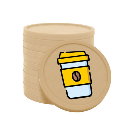 Jetons pour buvette café à emporter Ø29 mm - 100 pièces