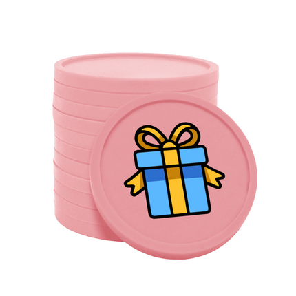 Jetons pour buvette cadeau Ø29 mm - 100 pièces