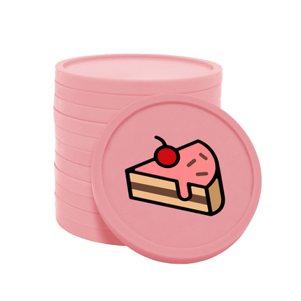 Jetons pour buvette pâtisserie Ø29 mm - 100 pièces