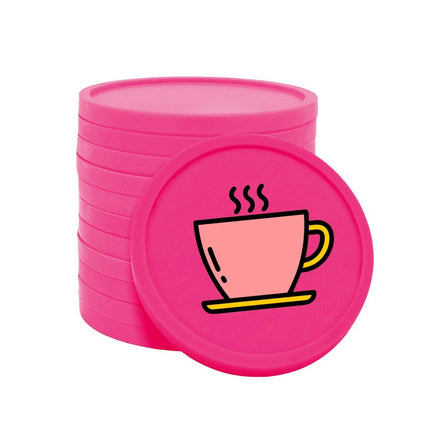 Jetons pour buvette tasse de café Ø29 mm - 100 pièces
