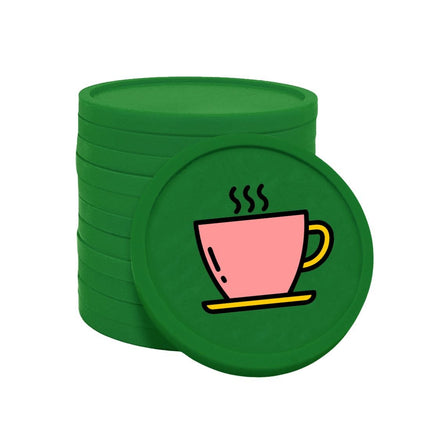 Jetons pour buvette tasse de café Ø29 mm - 100 pièces
