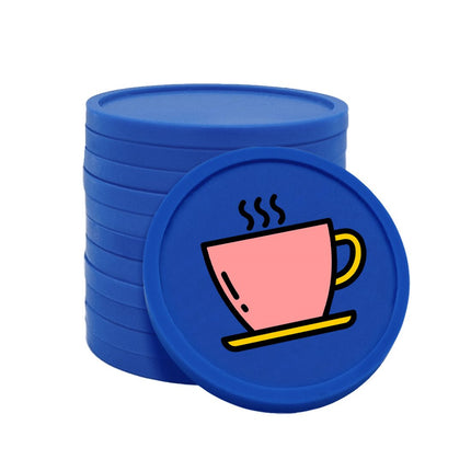 Jetons pour buvette tasse de café Ø29 mm - 100 pièces