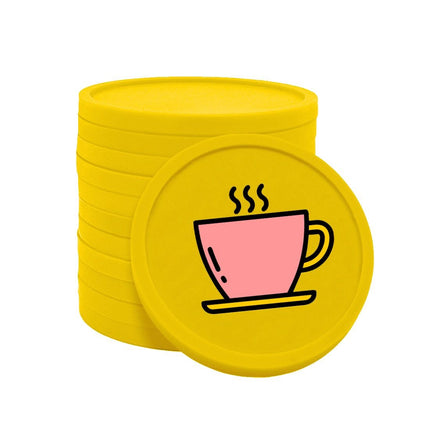 Jetons pour buvette tasse de café Ø29 mm - 100 pièces