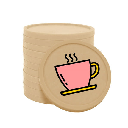 Jetons pour buvette tasse de café Ø29 mm - 100 pièces