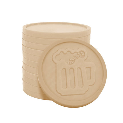 Jetons pour buvette chope de bière en relief - Ø29 mm - 250 pièces