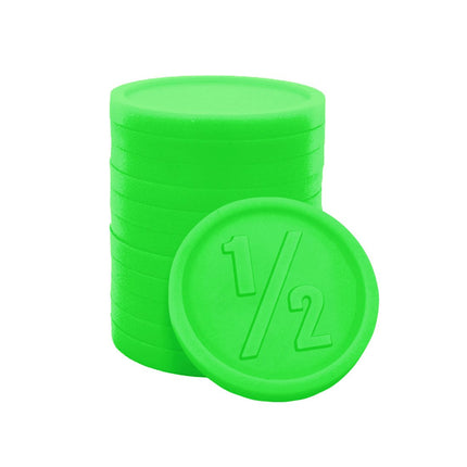 Jetons pour buvette 1/2 - Ø25 mm - 250 pièces