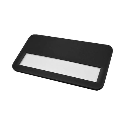 Badge nominatif en plastique TagCrafter - 72 x 38 mm - par pièce