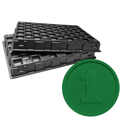 Casiers de rangement avec jetons pour buvette Ø29 mm - 1000 pièces