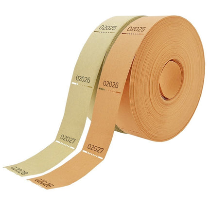 Tickets buvette sur rouleau numérotés - 1000 tickets