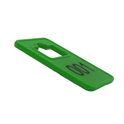 Jeton vestiaire numéroté Tiffany 36 x 50 mm personnalisé - par pièce