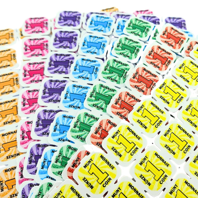 Jetons événementiels séparables en plastique - 1000 pièces