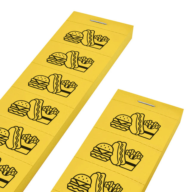 Carnet de tickets repas sur bande - 1000 tickets