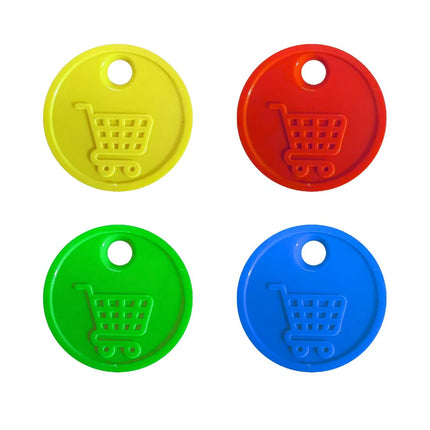 Jetons caddie format 0,50 € - 100 pièces