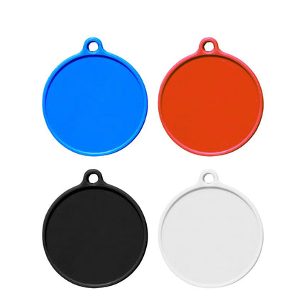 Porte-clés étiquette rond - 50 x 42,5 mm - par pièce