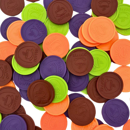 Jetons pour buvette café en relief - Ø29 mm - 250 pièces