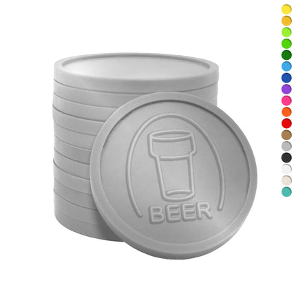 Jetons pour buvette verre de bière en relief - Ø29 mm - 250 pièces