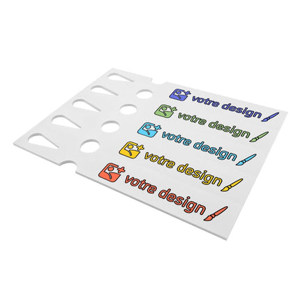 Étiquettes à boucle personnalisées - 250 x 38 mm - 200 étiquettes